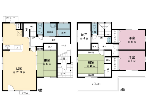 中古戸建 宇都宮市豊郷台２丁目 東武宇都宮線東武宇都宮駅 1,800万円