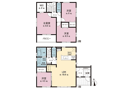 新築戸建 宇都宮市宮の内１丁目 JR東北本線 (宇都宮線）雀宮駅 2,898万円