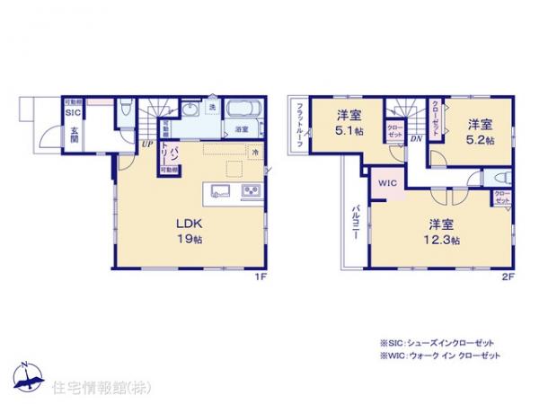 新築戸建 東京都調布市緑ケ丘１丁目29-71 京王線仙川駅 8,198万円
