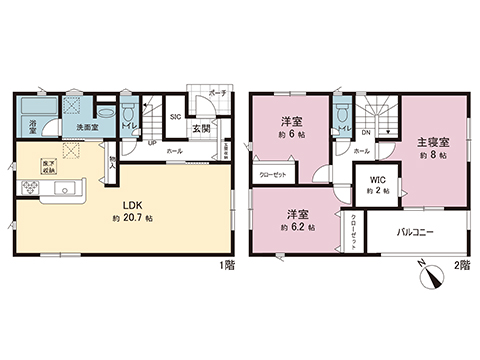 新築戸建 町田市鶴川４丁目 小田急線鶴川駅 4,280万円