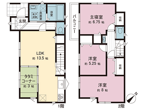 新築戸建 町田市上小山田町 小田急多摩線唐木田駅 3,590万円