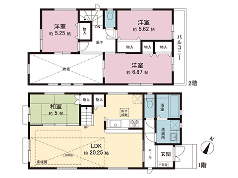新築戸建 横浜市磯子区洋光台６丁目 JR根岸線洋光台駅 7,398万円