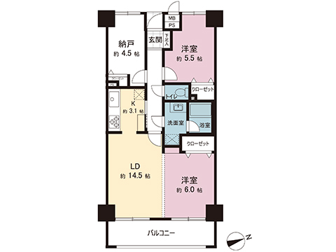 中古マンション 川越市仙波町３丁目 JR川越線川越駅 2,290万円
