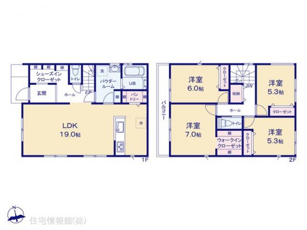 新築戸建 東京都八王子市上柚木1689-5 京王相模原線南大沢駅 4,290万円
