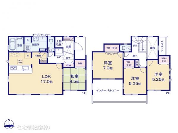 新築戸建 神奈川県小田原市扇町１丁目67-2 JR東海道本線(東京〜熱海)小田原駅 4,580万円