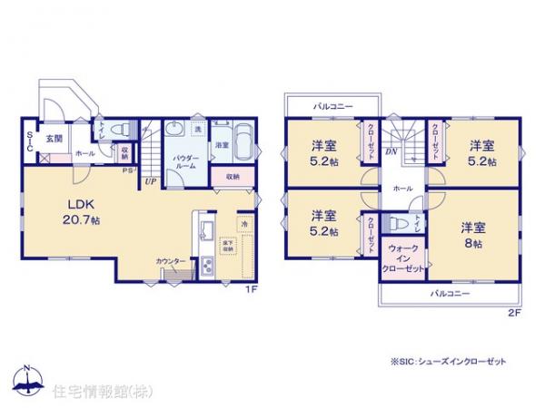 新築戸建 神奈川県横浜市栄区桂台南２丁目 JR根岸線港南台駅 4,299万円