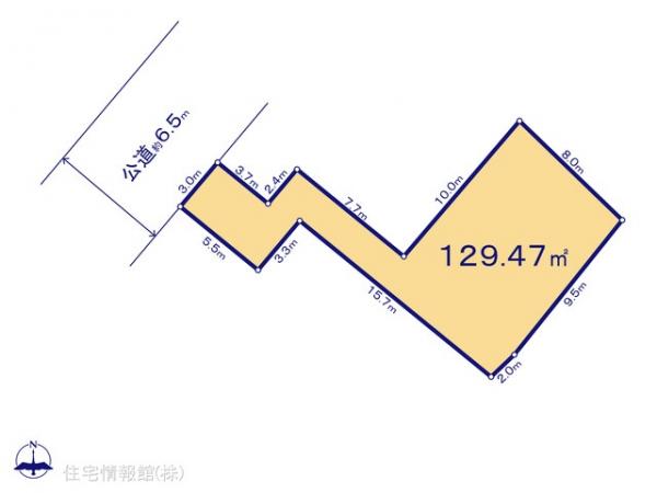 土地 神奈川県横浜市緑区鴨居３丁目27-9 JR横浜線鴨居駅 2,680万円