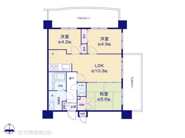 中古マンション 東京都八王子市万町117-1 JR中央線八王子駅 3,480万円