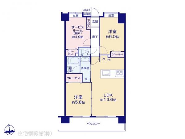 中古マンション 東京都三鷹市下連雀９丁目2-5 JR中央線三鷹駅 6,499万円