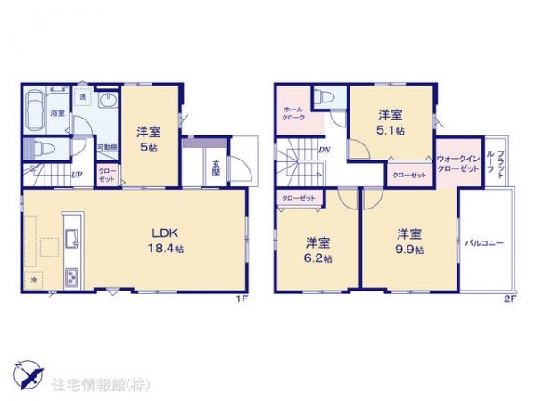 新築戸建 埼玉県北葛飾郡松伏町大字松伏2151-3 東武伊勢崎線北越谷駅 3,599万円