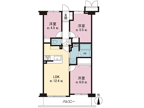 中古マンション 川崎市中原区下小田中４丁目 JR南武線武蔵中原駅 4,990万円