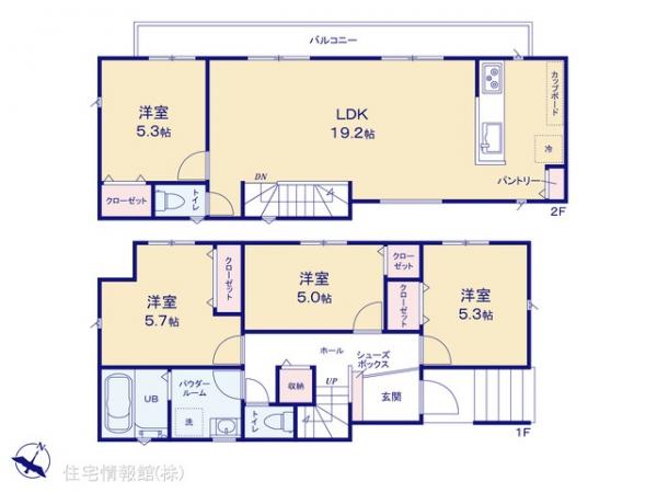 新築戸建 神奈川県横浜市神奈川区西寺尾４丁目24 JR横浜線大口駅 5,490万円