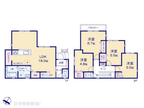 新築戸建 神奈川県横浜市神奈川区西寺尾４丁目24 JR横浜線大口駅 5,190万円