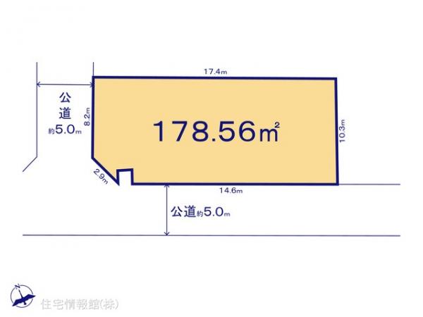 土地 千葉県柏市篠籠田1249-4 東武野田線豊四季駅 3,650万円