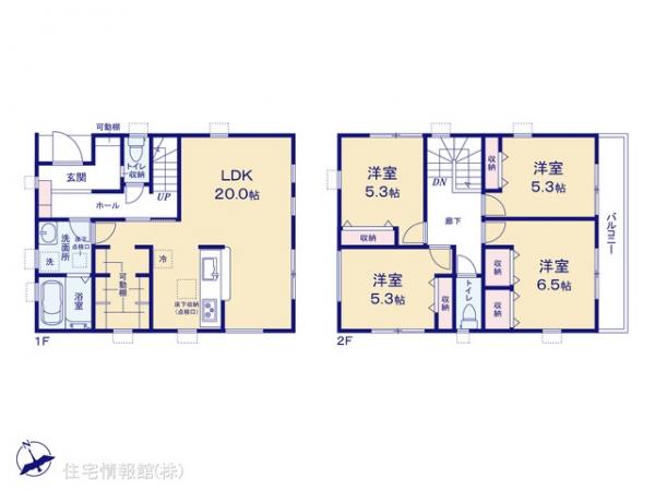 新築戸建 埼玉県越谷市宮本町４丁目 東武伊勢崎線越谷駅 4,580万円
