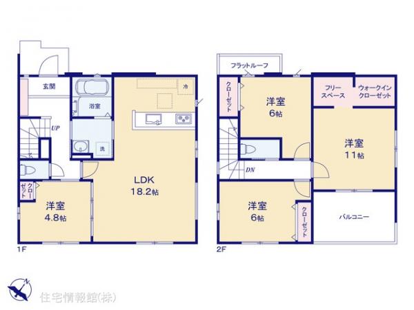 新築戸建 埼玉県白岡市小久喜 JR東北本線（宇都宮線）白岡駅 4,599万円