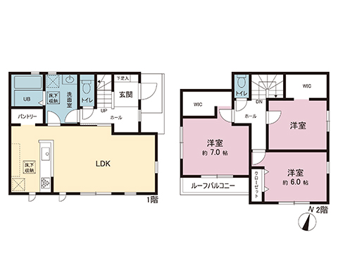 新築戸建 あきる野市野辺 JR五日市線東秋留駅 3,480万円