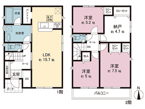 新築戸建 綾瀬市上土棚北４丁目 小田急江ノ島線長後駅 3,180万円