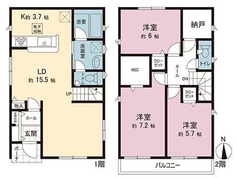 新築戸建 綾瀬市上土棚北４丁目 小田急江ノ島線長後駅 2,980万円