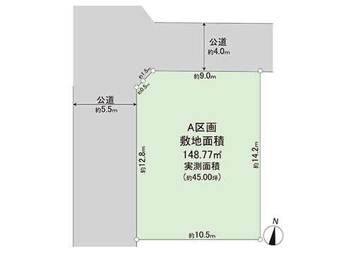 土地 練馬区東大泉３丁目 西武池袋線大泉学園駅 9,980万円