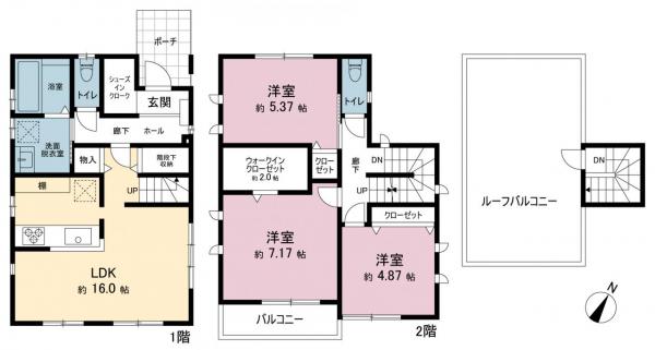 中古戸建 川越市大字大袋新田 西武新宿線南大塚駅 3,590万円