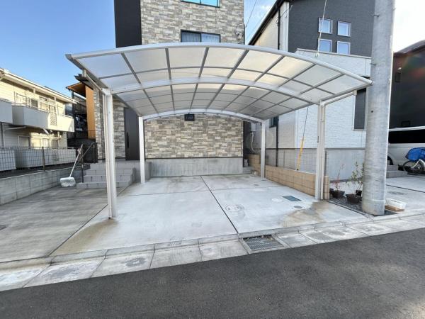 川越市大袋新田 中古戸建 駐車場