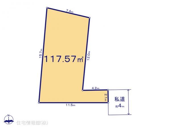 土地 神奈川県横須賀市舟倉２丁目1-38 京急久里浜線北久里浜駅 1,380万円