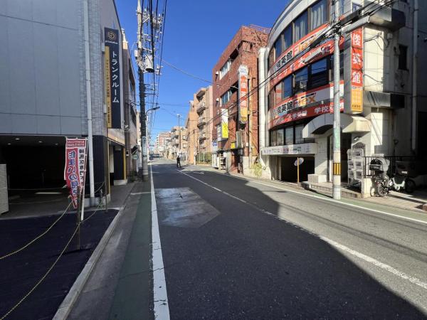 練馬区関町北４丁目 土地 前面道路含む現地写真