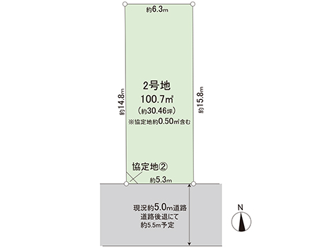 土地 練馬区高松６丁目 都営大江戸線光が丘駅 6,690万円