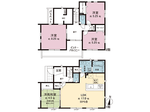 新築戸建 あきる野市引田 JR五日市線武蔵引田駅 3,390万円