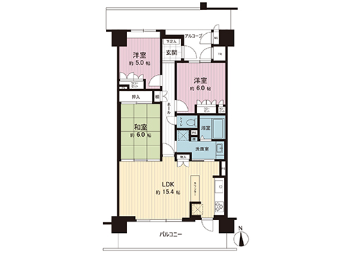 中古マンション 宇都宮市中河原町 JR東北本線 (宇都宮線）宇都宮駅 2,990万円