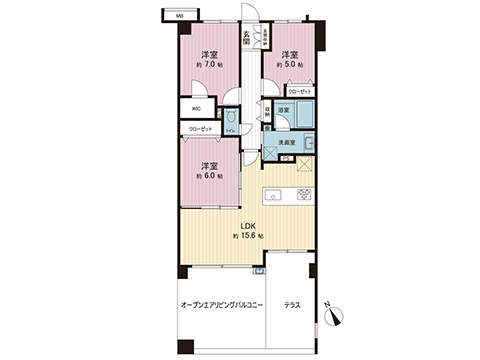 中古マンション 藤沢市大鋸３丁目 JR東海道本線(東京〜熱海)藤沢駅 4,280万円