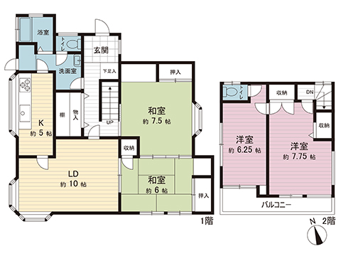 中古戸建 宇都宮市宮原５丁目 東武宇都宮線南宇都宮駅 2,199万円