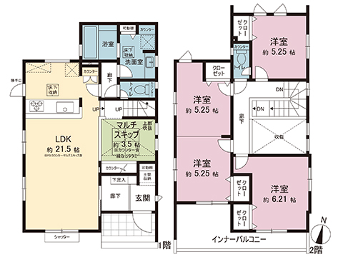 新築戸建 宇都宮市弥生２丁目 東武宇都宮線南宇都宮駅 3,298万円