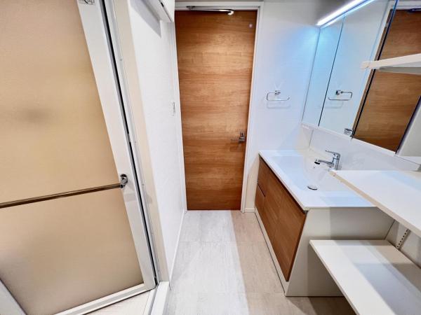 南林間ハイライズ 脱衣所