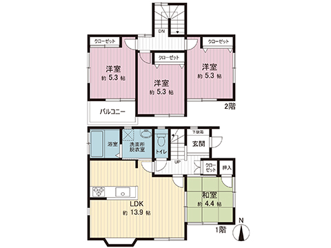 中古戸建 厚木市下荻野 小田急線本厚木駅 2,399万円