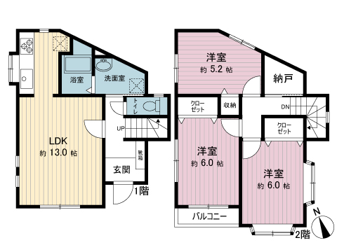 中古戸建 海老名市社家３丁目 JR相模線社家駅 1,999万円