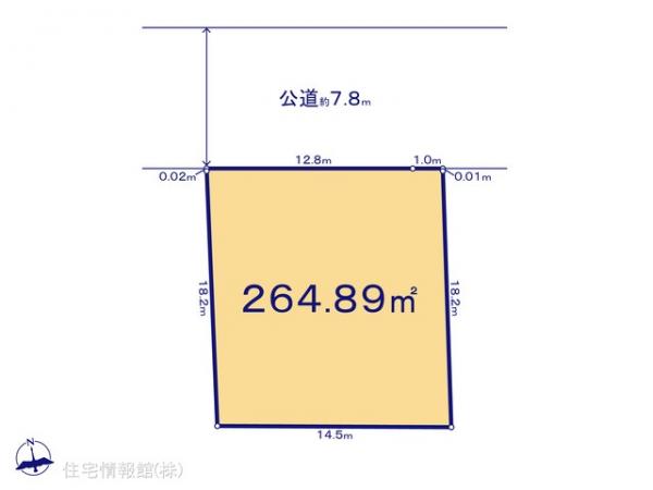 土地 神奈川県平塚市田村７丁目26-23 JR東海道本線(東京〜熱海)平塚駅 3,380万円