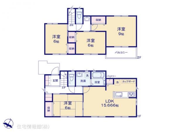 新築戸建 神奈川県足柄上郡松田町松田惣領 小田急線新松田駅 2,590万円