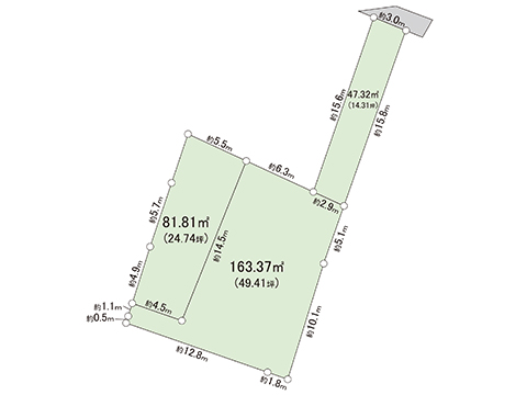 土地 宇都宮市西２丁目 東武宇都宮線東武宇都宮駅 1,547万円