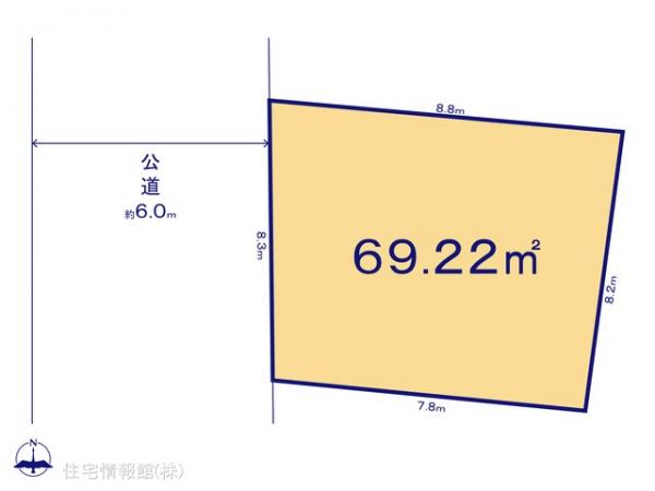 土地 埼玉県川口市東川口２丁目22-6 JR武蔵野線東川口駅 3,450万円
