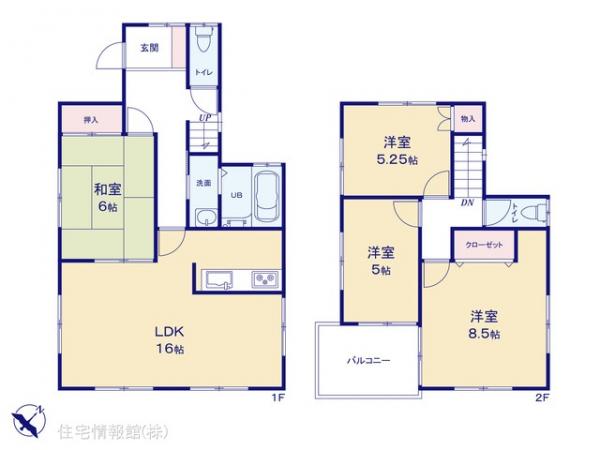 中古戸建 千葉県松戸市河原塚256-16 JR武蔵野線東松戸駅 2,799万円