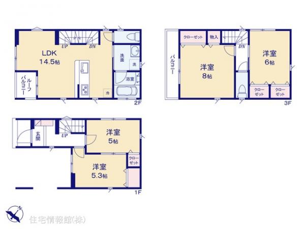 新築戸建 埼玉県川口市上青木６丁目38-33 埼玉高速鉄道鳩ケ谷駅 3,980万円