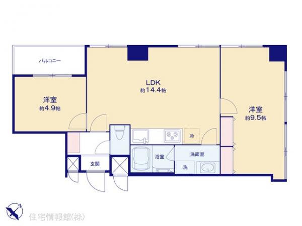 中古マンション 神奈川県横浜市中区弥生町２丁目2-17 横浜市営地下鉄ブルーライン伊勢佐木長者町駅 4,760万円