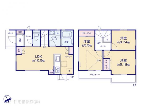 新築戸建 東京都東大和市高木３丁目226-7 西武多摩湖線武蔵大和駅 3,280万円