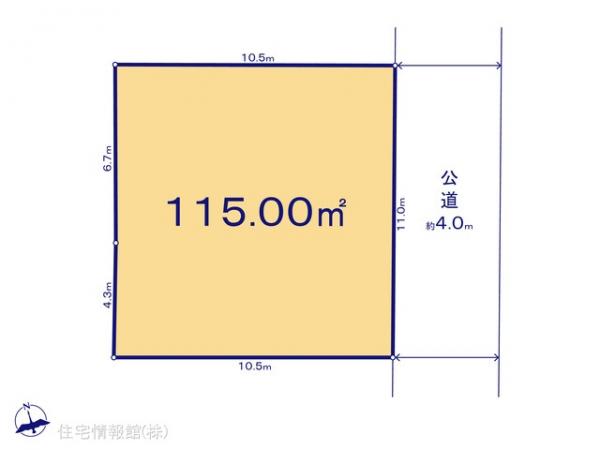 土地 千葉県我孫子市湖北台３丁目16-13 JR成田線湖北駅 1,390万円