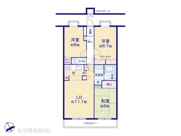 中古マンション 千葉県千葉市若葉区千城台東２丁目39-1 千葉都市モノレール千城台駅 1,749万円