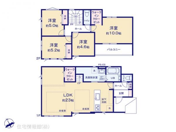 新築戸建 千葉県松戸市胡録台65-1 京成松戸線上本郷駅 6,698万円