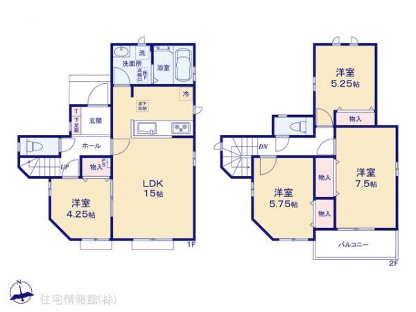 新築戸建 東京都府中市日新町３丁目3-3 JR南武線西府駅 5,590万円