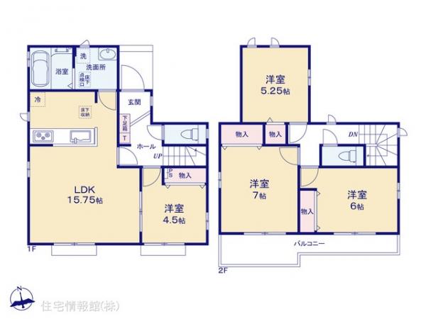 新築戸建 東京都府中市日新町３丁目3-3 JR南武線西府駅 5,490万円